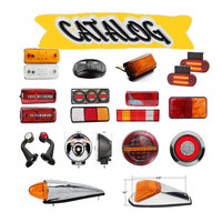 Luces Traseras Para Camiones 12V De 24V Camión Luz trasera Dymanic Combinación Kit De Luces De Remolque Para Bue RV Remolque Camión