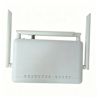 OUXINDA 4 Antena F6600R ONU Router Dual Band GPON WiFi6 4GE+1TEL+CATV Ax3000 Modem Siap FTTH Garansi 1 Tahun