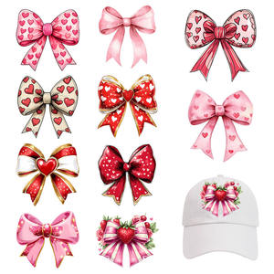 Autocollants en fer pour la Saint-Valentin, nœud d'amour, appliques en vinyle pour vêtements, transfert thermique pour vestes, t-shirts, sweats à capuche, décorations de vêtements - Product Image 5