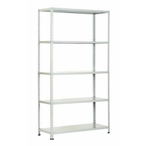 PRO.METAL TRADING SRL UNISHELF 400X1000 <b>Grey</b> Shelving <b>Units</b> Durable and Stylish <b>Storage</b> Solution - Product Image 1
