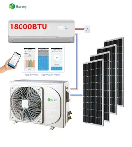 เครื่องปรับอากาศพลังงานแสงอาทิตย์แบบไฮบริด24000Btu 3Hp 2ตันสำหรับโรงแรมยานยนต์