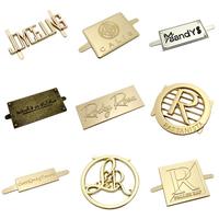 Plaque gravée personnalisée avec nom en métal pour sac à main, nouveau design, marque de style, 2019