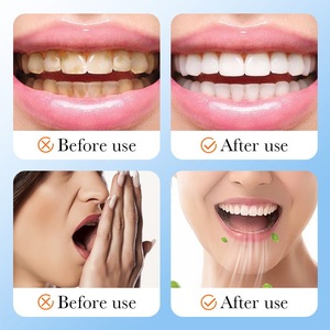 Poudre dentifrice blanchissante professionnelle Sadoer 60g à marque privée, enrichie en vitamine C, pour éliminer les taches de café et de thé - Product Image 4