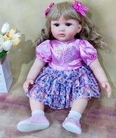 Tamaño de cuerpo completo Silicona Real Encantadora Princesa Realista Viva Boneca Bebe Muñeca de silicona realista