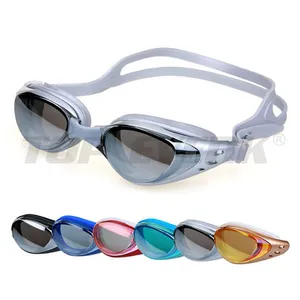 Hiçbir sızıntı Anti sis UV koruma profesyonel yetişkin su geçirmez reçete yüzmek gözlük yüzme gözlükleri