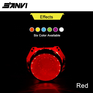 Luci Decorative per Auto Sanvi 360 LED Occhio del Diavolo Bianco/Giallo/Rosso/Blu/Verde/Viola, Occhi del Diavolo da 3 Pollici per Lenti Bi-Xenon - Product Image 2