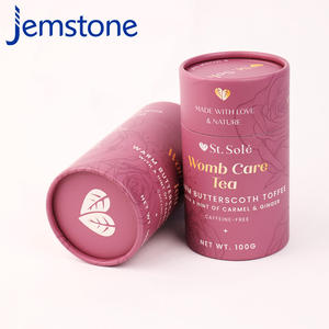 Proveedores experimentados logotipo impreso personalizado círculo papel puede regalo tubo de papel embalaje - Product Image 2