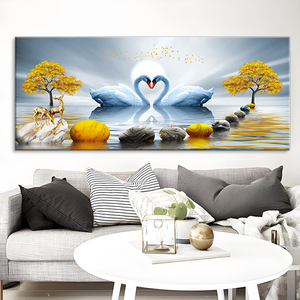 Precio de fábrica, vista <span class=keywords><strong>al</strong></span> mar de una pintura refrescante y póster bonito y moderno, pinturas en lienzo para decoración de hotel - Product Image 4