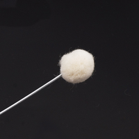 Outils d'entretien du cuir faits à la main, brosse à boules de laine