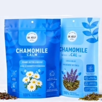 Sachets en papier kraft écologiques imprimés sur mesure, debout, mats, refermables avec fermeture éclair, pour l'emballage alimentaire, l'emballage de sachets de thé