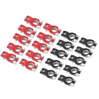 10 paires de connecteurs de pinces de borne de câble de batterie réglés ajustement négatif positif pour Nissan
