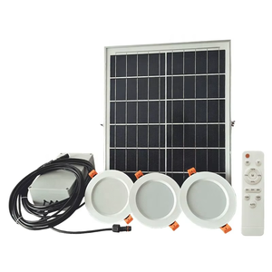 Lámpara de Techo LED Solar, Regulable con Control Remoto, 3, 6, 9, 18W, Redonda, Empotrada, Iluminación Interior para el Hogar, DC 6V - Product Image 6
