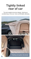 Carpa de techo de carcasa dura para exteriores, carpa impermeable plegable para techo de coche, tienda de camión para acampar