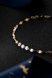 Bracelet tennis simple en argent sterling 925 avec diamant rond brillant de 0,73 ct cultivé en laboratoire |   Diamant de laboratoire à taille brillant ronde - Product Image 3