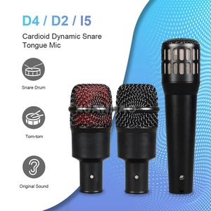 Ensemble de microphones dynamiques professionnels pour studio, batterie et karaoké <span class=keywords><strong>DP7</strong></span>, 7 pièces, XLR, microphones dynamiques avec suppression du bruit - Product Image 5