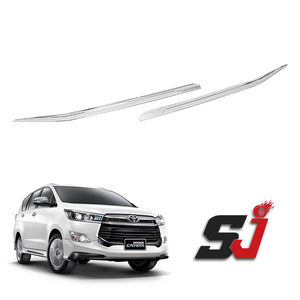 Phụ kiện ngoại thất cao cấp mạ crôm đen thép không gỉ viền cửa kính sau dành cho INNOVA Corolla Cross 2021 - Product Image 1
