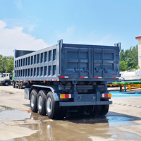 Semi-remorque benne basculante neuve d'occasion de marque Chengda Shandong, prix usine, pour le transport d'acier