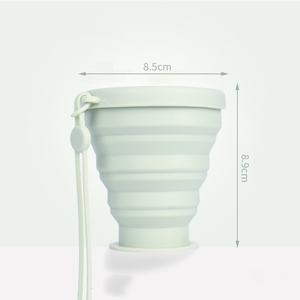 Vaso Plegable de Viaje de 200 ml, Silicona de Grado Alimenticio, Resistente a Altas Temperaturas, para Campamento al Aire Libre, Retráctil - Product Image 6