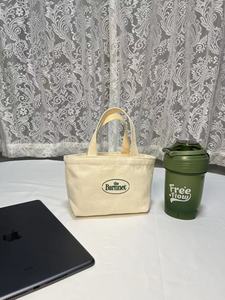 Mini sac fourre-tout en toile, cadeau, logo personnalisé, coton écologique, sac fourre-tout réutilisable avec logo imprimé personnalisé pour le shopping - Product Image 4