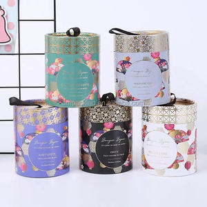 Boîte à tubes ronds en <span class=keywords><strong>papier</strong></span> Kraft, noix, grains, cadeau, bonbons, chocolat, thé, café, aliments, <span class=keywords><strong>cylindre</strong></span>, emballage artisanal en carton, boîtes à tubes - Product Image 1