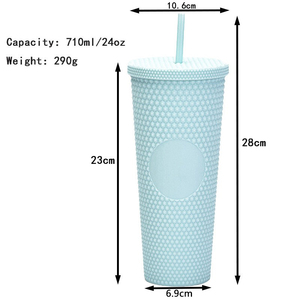 Tasse en céramique pour enfants adultes Smoothie Milkshake bouteille pour couvercle de paille pour fête eau café boissons froides Design élégant pour tous - Product Image 2