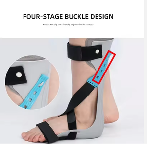 Penyangga Pergelangan Kaki Chenhai Foot Drop Orthosis AFO Fascia Fixed Support dengan Penutup Jaring Busa Plastik dan Pengait, Ukuran S/M/<span class=keywords><strong>L</strong></span> untuk Pergelangan Kaki - Product Image 5
