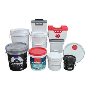 Atacado China Fábrica PP Plástico Balde Grau Alimentar 5L 10L 15L 20L Baldes De Plástico com tampas e alças - Product Image 4