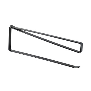 Kitchen Paper Towel Holder Wall Mounted Iron Minimalist Design Easy Installation Cabinet Storage Rack White - Product Image 5