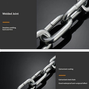 ディンホン 盗難防止鉄製チェーンロック 3メートル 長さ バイクや門用 吊り下げ南京錠 - Product Image 2