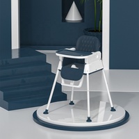 Nouvelle chaise haute 4 couleurs pour enfants chaises de salle à manger 2 hauteurs réglables chaises d'alimentation imperméables pour bébé