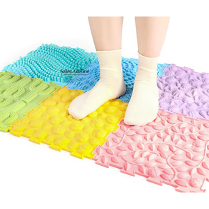Juego de Tapetes Sensoriales para Autismo, Baldosas Táctiles de Silicona para Niños, Equipo de Terapia OT para Sala Sensorial - Product Image 2