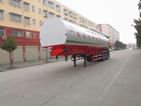 Semi-remorque de transport d'aliments pour animaux 48m3 Grain Tarière électrique Décharge Volaille Transport d'aliments en vrac pour animaux Semi-remorque