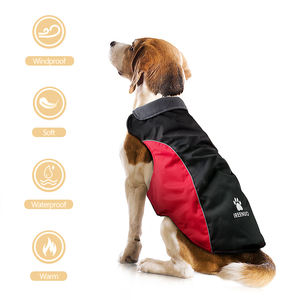 थोक लक्जरी कुत्ते ने समायोज्य आकार और लक्जरी कॉलर सस्ते कीमत के साथ मध्यम से बड़े कुत्तों के लिए शीतकालीन कोट - Product Image 3