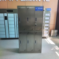 Armoire de rangement pharmaceutique en acier inoxydable, anti-poussière, avec trous de ventilation pour laboratoire