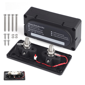 Cnspeed Barra Colectora de Alta Resistencia M10 con Terminales de Perno 300A 12-48V con Indicador LED y Portafusibles - Product Image 1