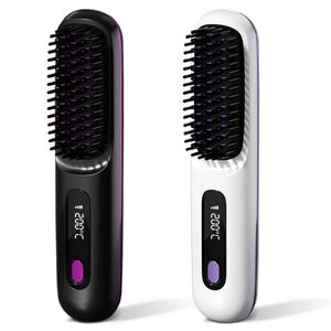 อุปกรณ์สมาร์ทโฮม หวีไฟฟ้าไร้สาย มินิ สำหรับผมตรงและผมหยิก 2-in-1 - Product Image 1