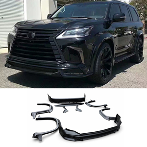 ชุดแต่งรอบคันรุ่น WALD สำหรับ Lexus LX570 ประกอบด้วย สเกิร์ตข้าง, สเกิร์ตหน้า, สเกิร์ตหลัง, คิ้วล้อใหญ่ - Product Image 1