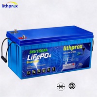 Batterie de chariot élévateur LiFePO4 36V 150AH de qualité automobile avec protection contre les surcharges pour transpalette, certifiée CE RoHS UL FCC IP67
