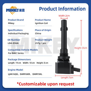 Bobina di accensione MIKEYA LDAD56A adatta per BAIC Ruixiang Boteng M3 Black Panther H3 Black Panther Express e Baoxing Express - Product Image 3