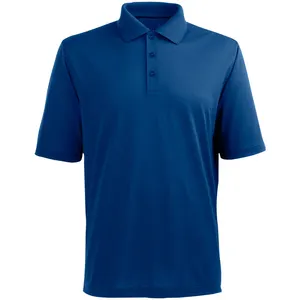 高品质定制设计名称高尔夫马球衫男女通用聚酯快干常规合身衬衫公司制服