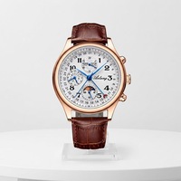 Montre automatique mécanique pour homme, vente chaude, montre-bracelet haut de gamme, design multifonctionnel, étanche, pour les affaires