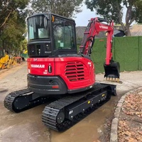 Excavatrice YANMAR Vio55 de 5,5 tonnes, 90 % neuve, d'origine, avec certifications EPA et CE, pour usage agricole, mini-excavatrice Yanmar 55 de 5 tonnes
