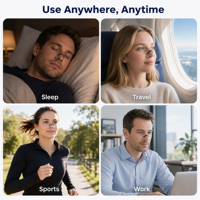 Bandes nasales anti-ronflement extra-fortes pour une meilleure respiration, sans médicament, hypoallergéniques, soulagement de la congestion, 30 unités