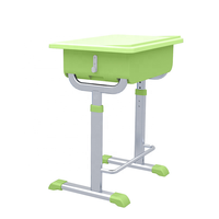 Ensemble bureau et chaise d'école réglables en hauteur, table et chaise d'étude ventilées pour salle de classe, centre de tutorat scolaire
