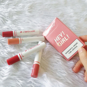 Colori della miscela di 4 colori rosso impermeabile di lunga durata opaca idratante tubo di fumo rossetto set - Product Image 5