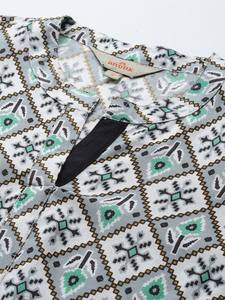 <b>Women</b> Ethnic Motifs Printed viscose rayon Kurta - Product Image 2