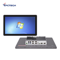 Ordinateur industriel tactile intégré sans ventilateur Ipctech, 18,5 pouces, best-seller, I3 I5 I7 RS232 RS485, machine tout-en-un