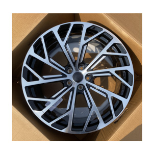 Ruedas forjadas de aleación de aluminio Acabado superficial mecanizado negro brillante en stock 9.5JX21 5*112 para <span class=keywords><strong>Audi</strong></span> S8L S7 A6L A8L <span class=keywords><strong>A7L</strong></span> Q7 - Product Image 1