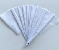 Éventail de danse chinois personnalisé de 33 cm, grand, pliable, imperméable, pour mariage et cérémonie de remise des diplômes
