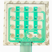 Clavier matriciel TianTai, circuit imprimé FFC, protection étanche, superposition graphique, bande de contact en caoutchouc silicone, membrane